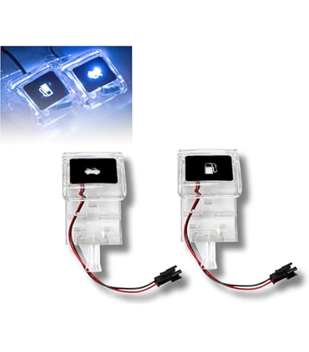 Amazon | CGP 汎用 光る ボンネット＆給油口レバー セット 【ブルーLED